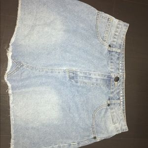 Denim skirt